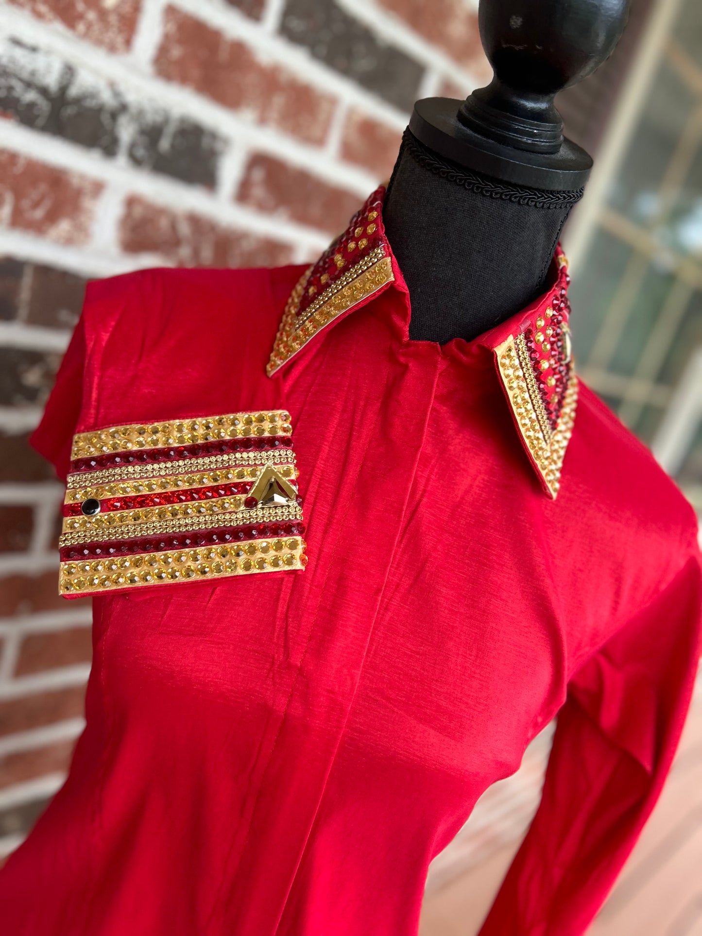 New: Red & Gold All Day Shirt - Small