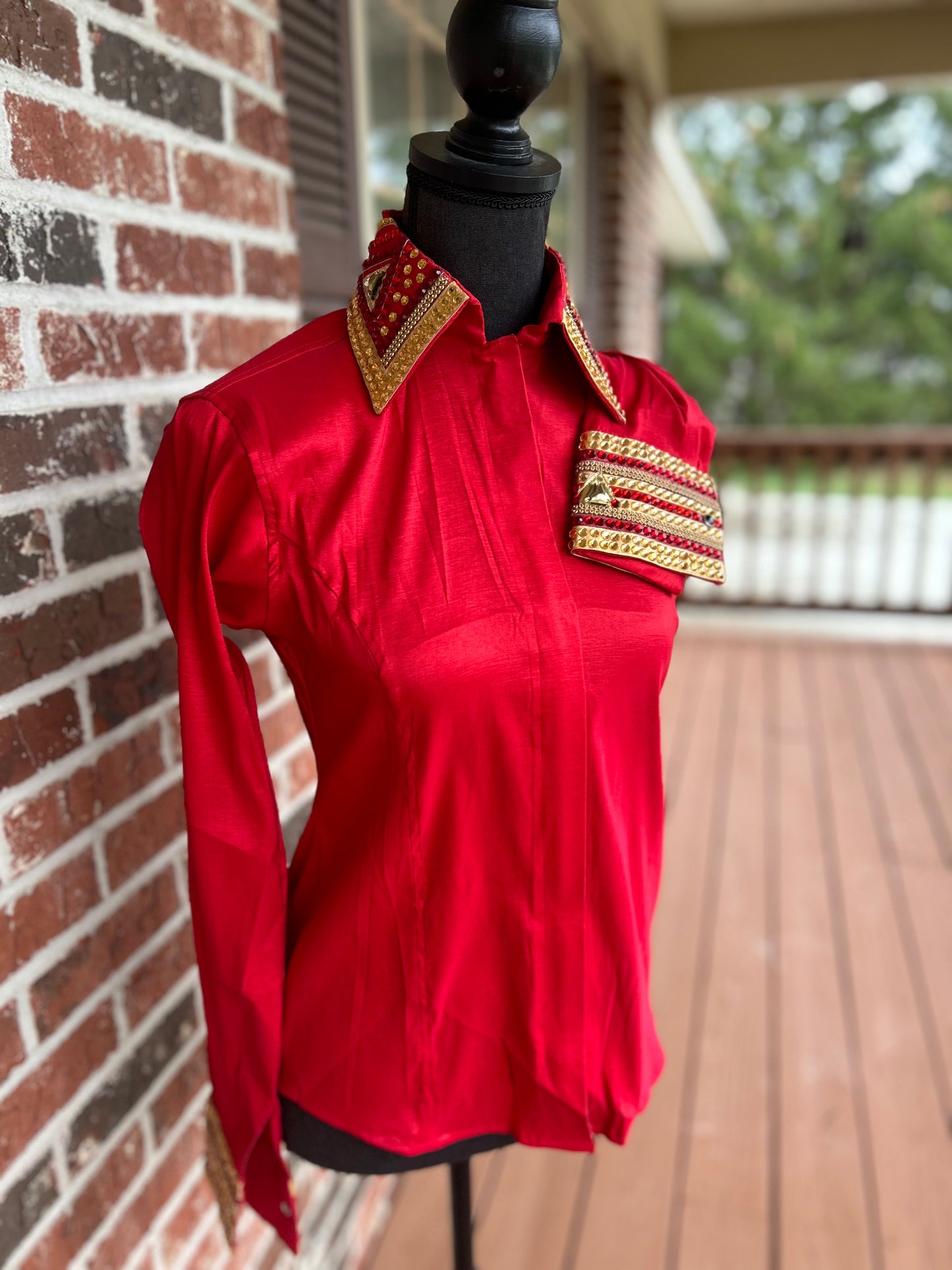 New: Red & Gold All Day Shirt - Small