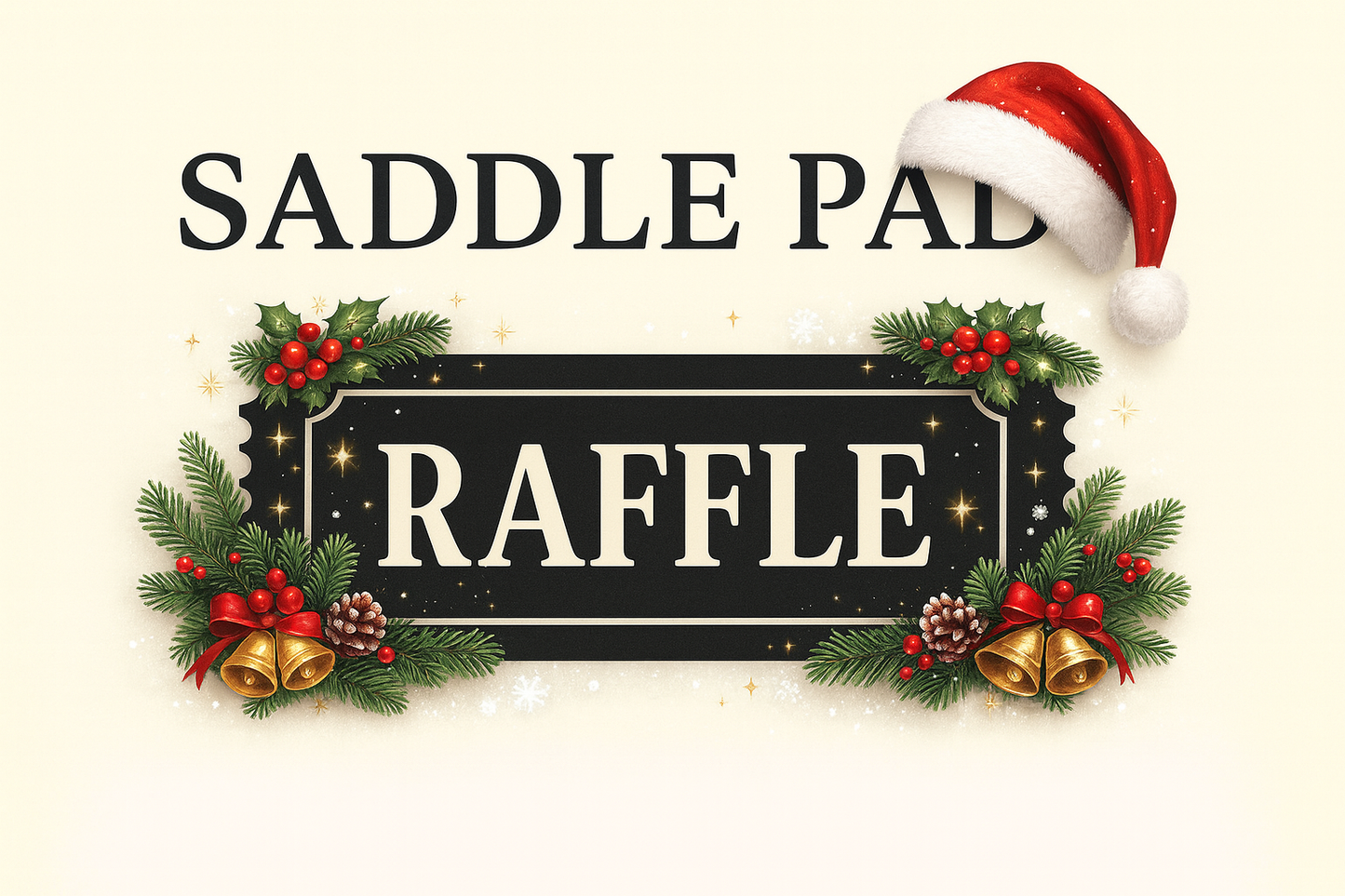Saddle Pad Raffle Ticket — December