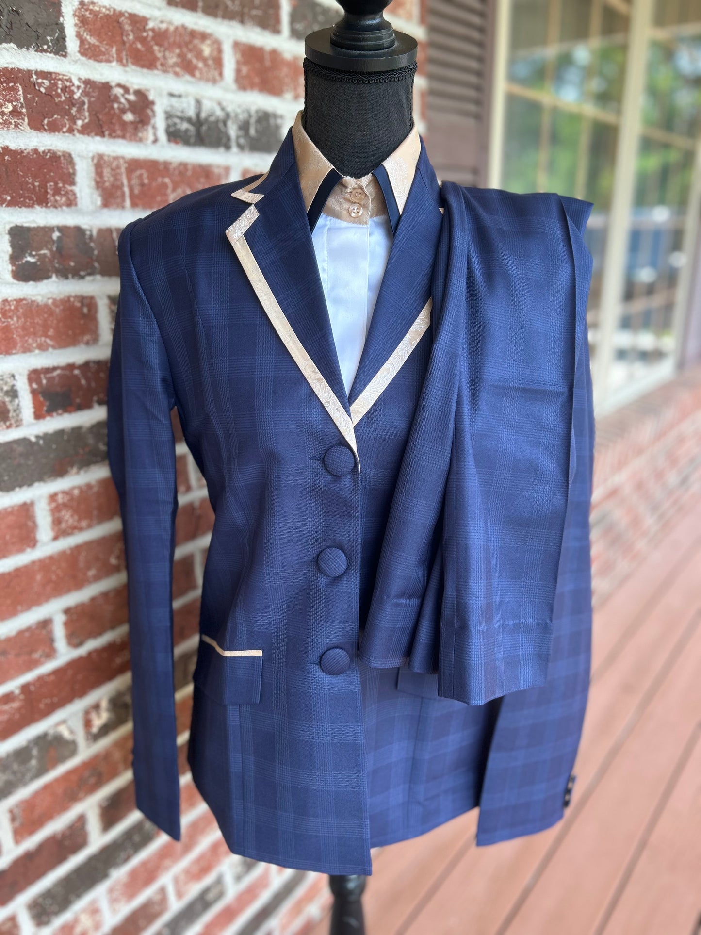 Navy & Ivory Showmanship Suit