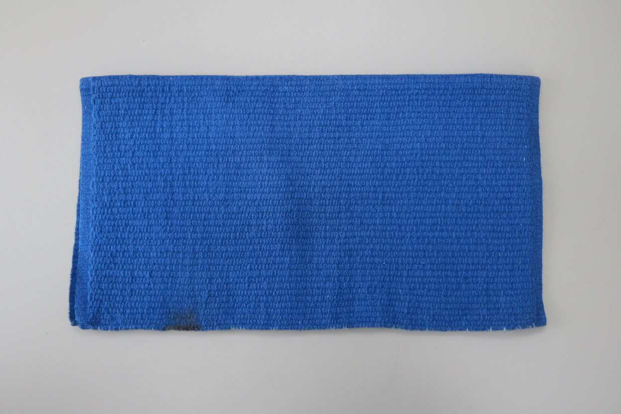 Solid Dark Blue Saddle Blanket
