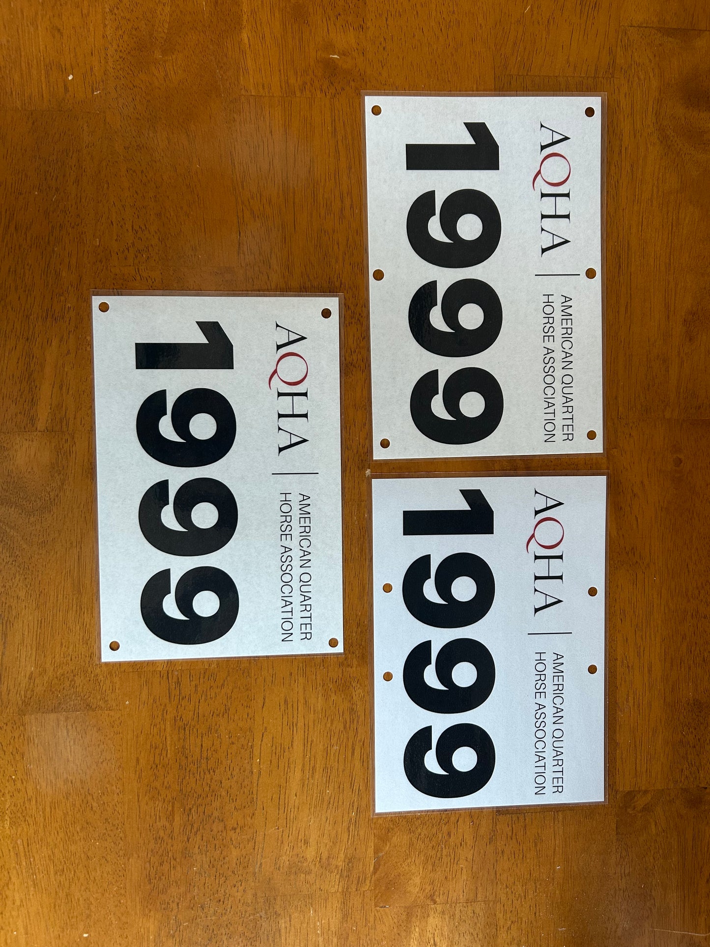 Custom Exhibitor Numbers