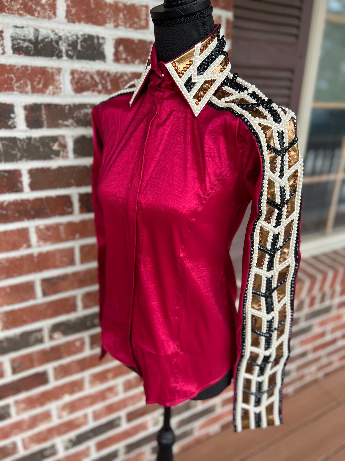 Raspberry & Bronze All Day Shirt