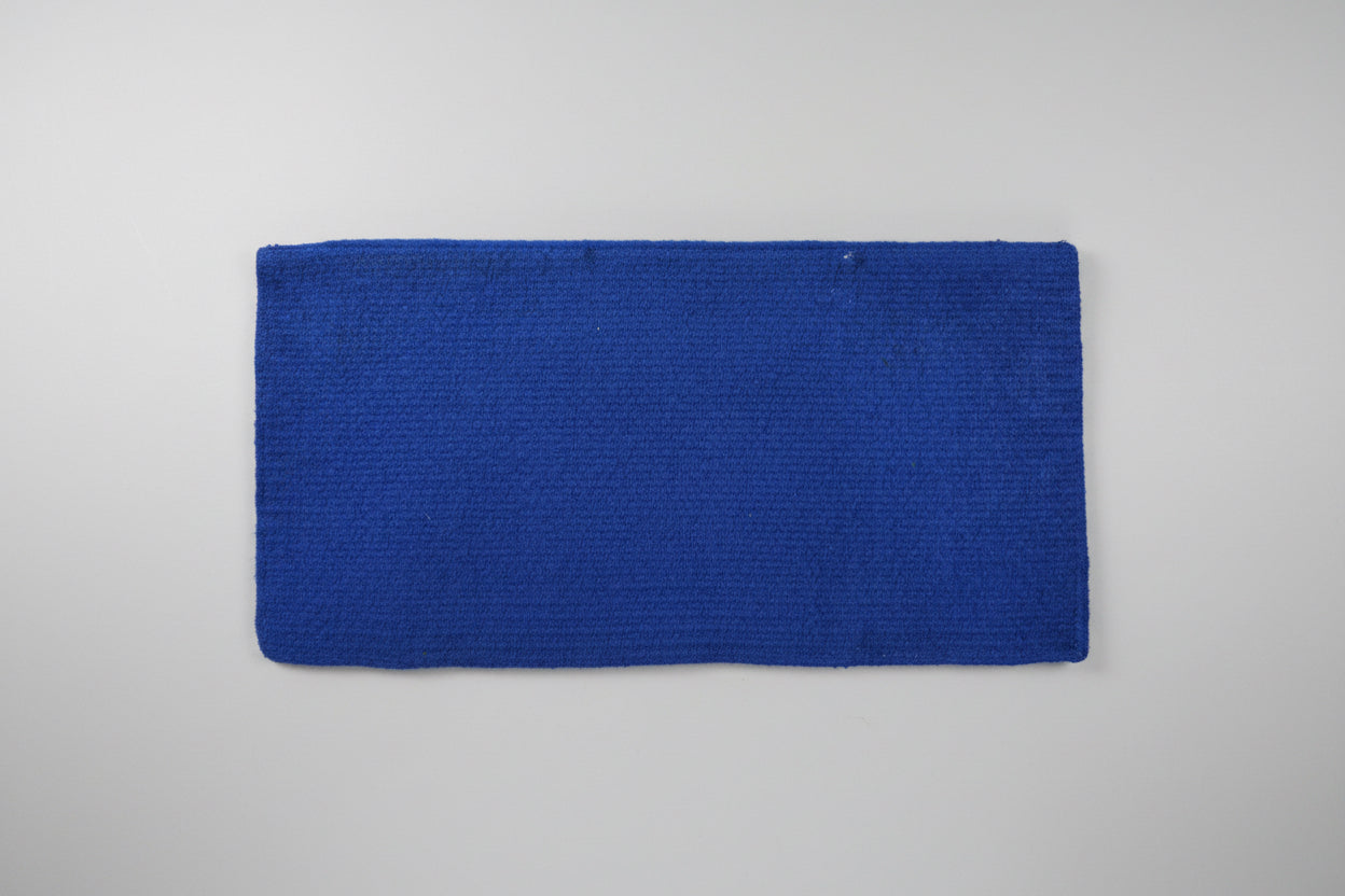 Solid Dark Blue Saddle Blanket
