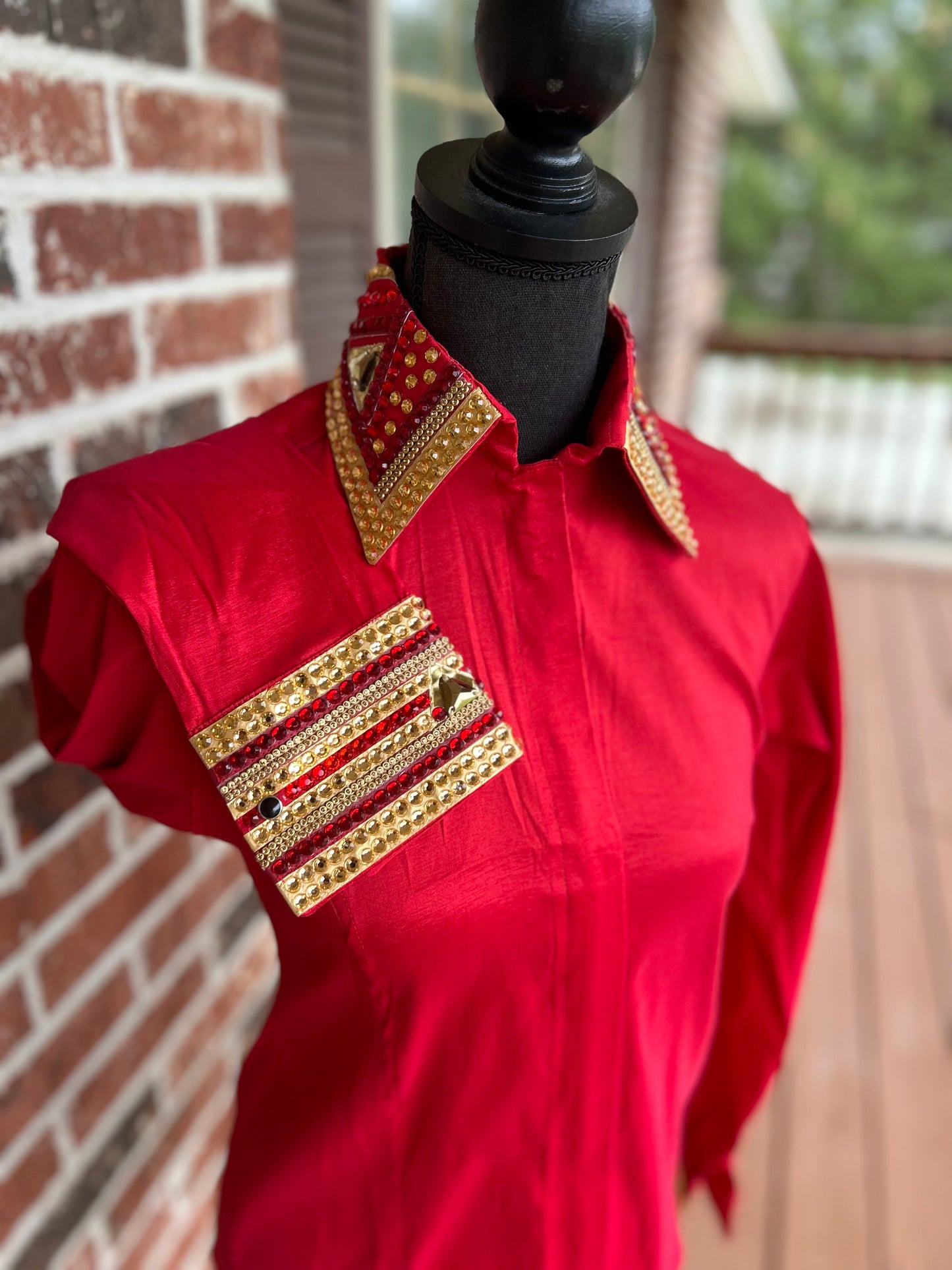 New: Red & Gold All Day Shirt - Small