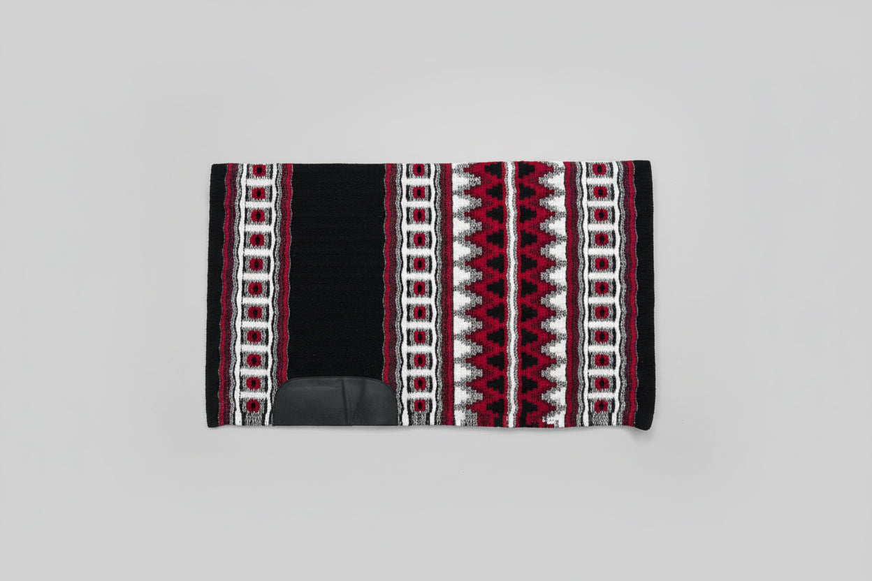 Red, Black & Silver Horsemanship Top + Pad