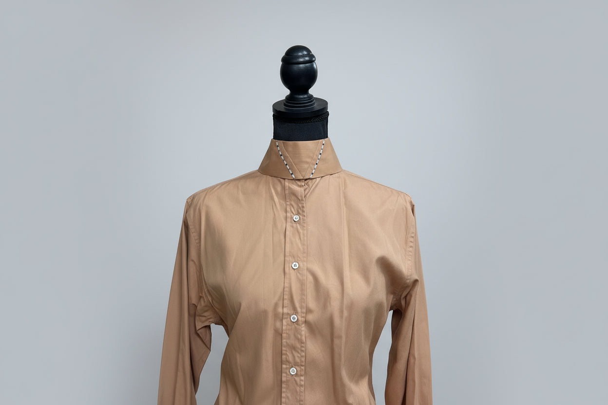 Ladies Gold English Show Shirt- Size 34