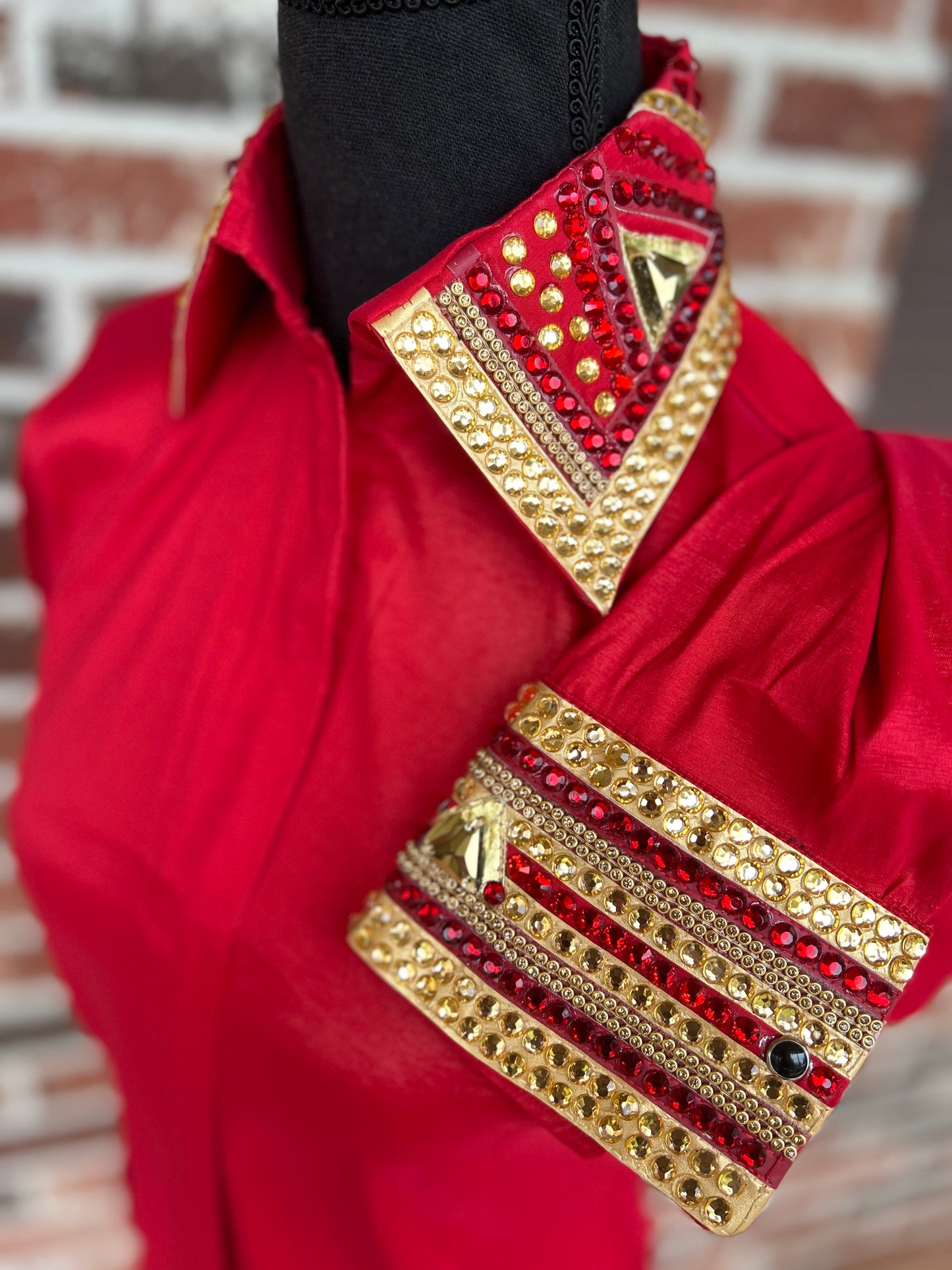 New: Red & Gold All Day Shirt - Small