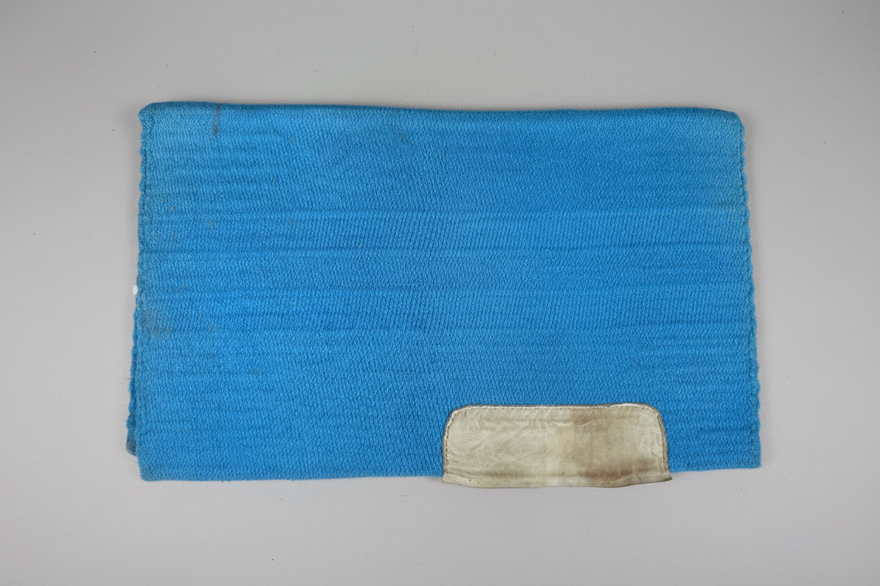 Solid Blue Saddle Blanket