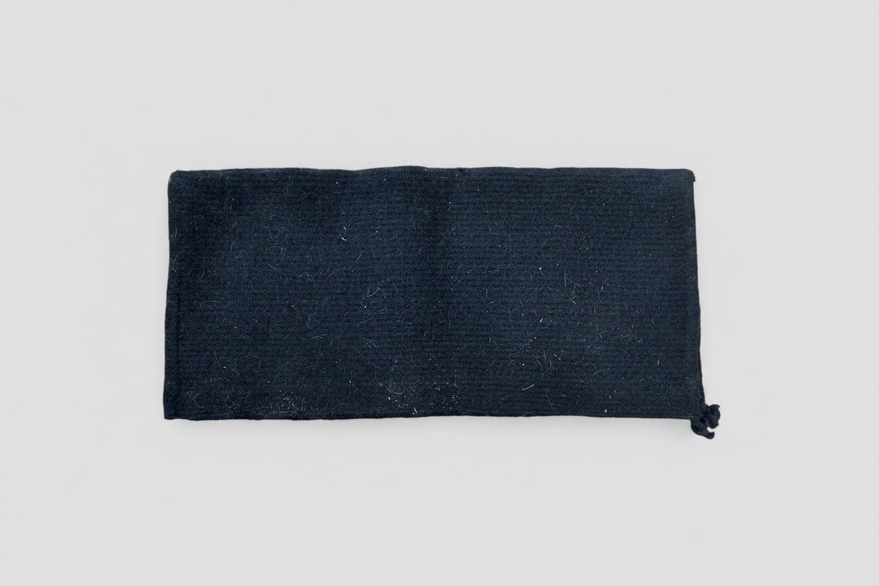 Solid Black Saddle Blanket