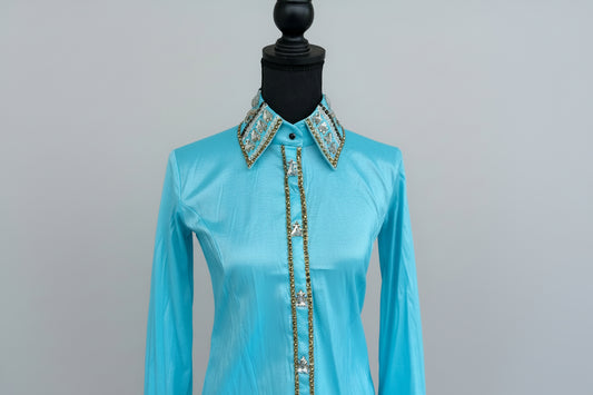 Light Blue & Gold All Day Shirt