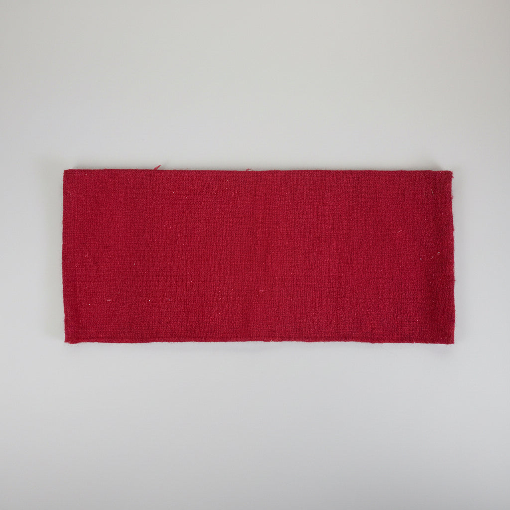 Solid Red Saddle Blanket
