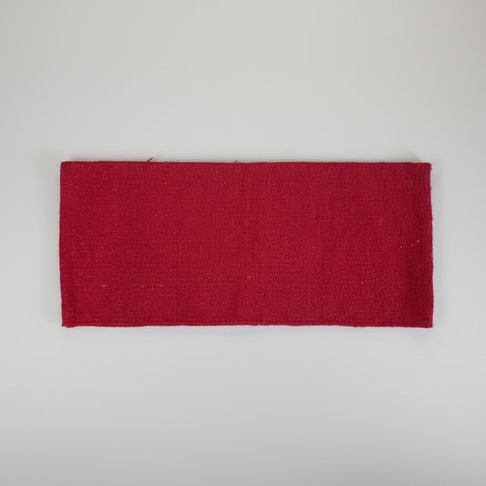 Solid Red Saddle Blanket