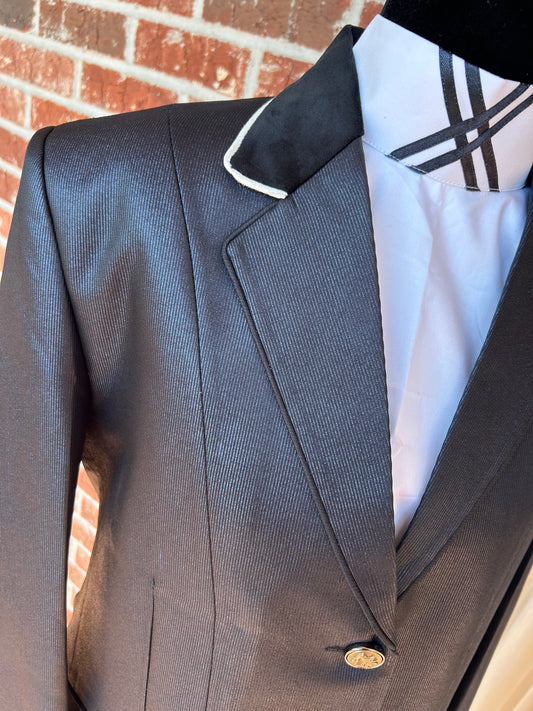Black Sheen English Hunt Coat