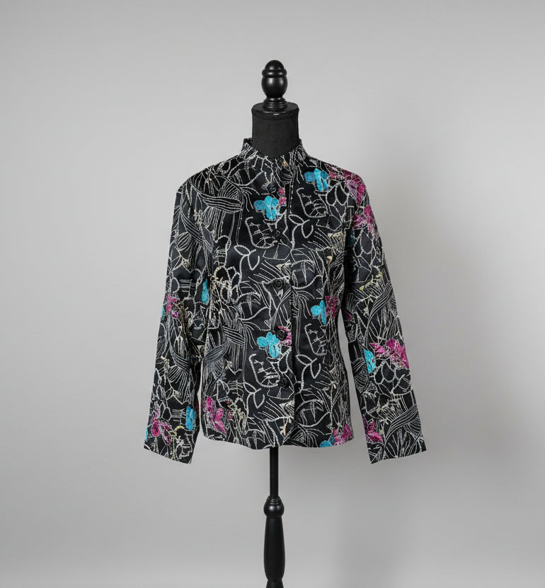 Ladies Floral Halter Jacket - Large