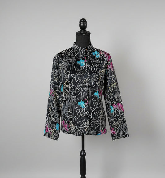 Ladies Floral Halter Jacket - Large