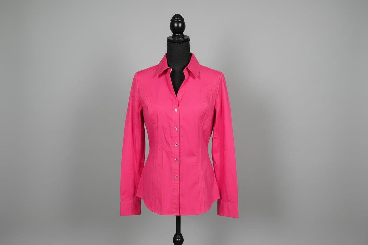 Coral Button Up - Large