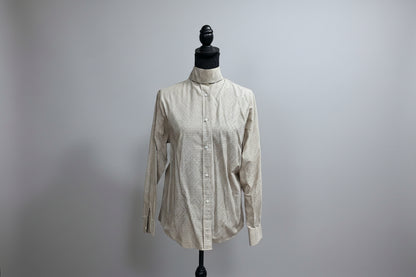Ladies Tan Plaid English Show Shirt - Size 32