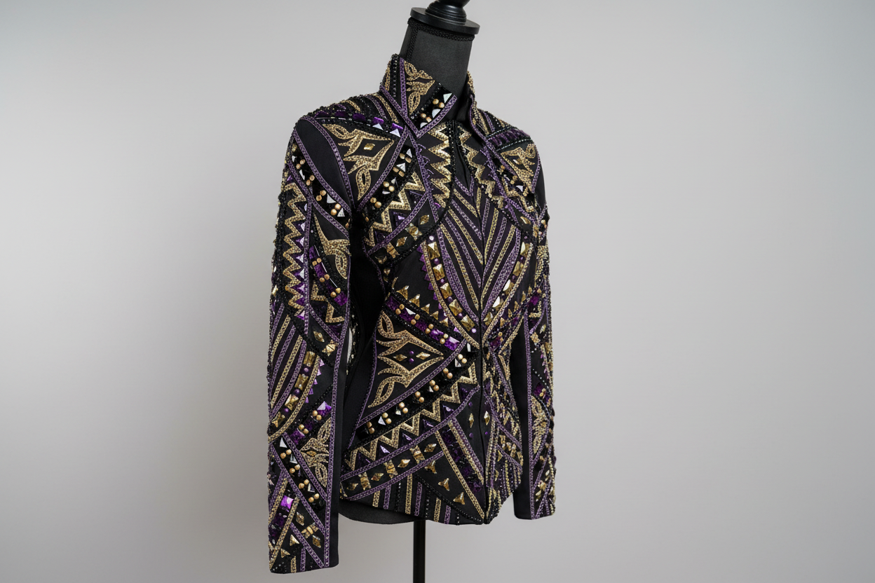 Purple/Gold - Western Showmanship Jacket