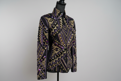 Purple/Gold - Western Showmanship Jacket