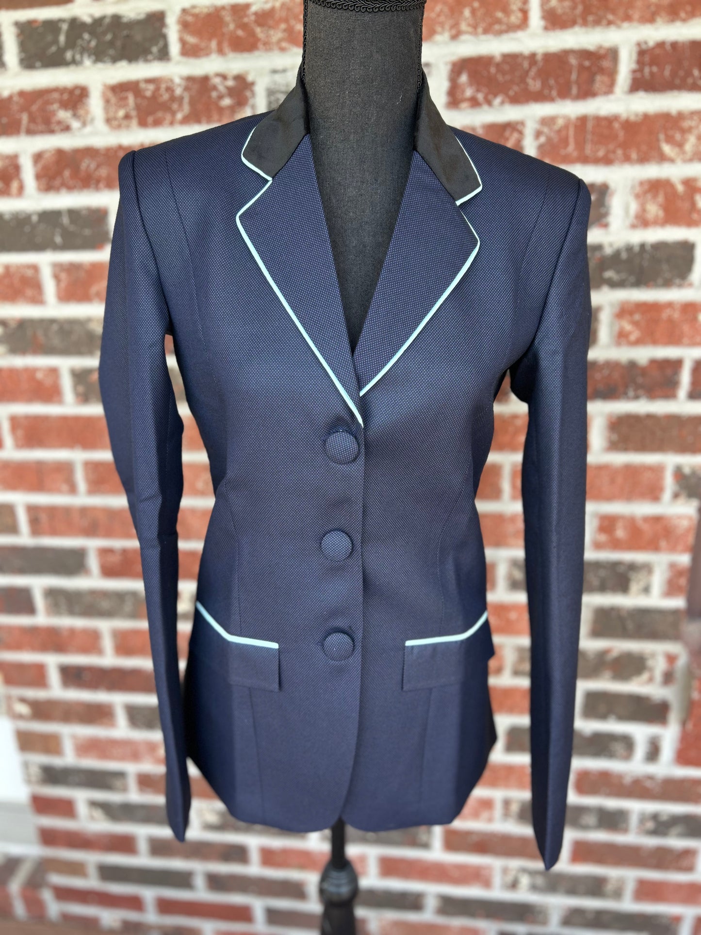 Navy Blue English Show Coat