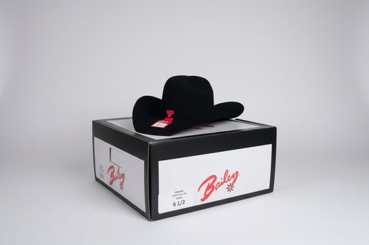 New - Baileys Black Felt Hat - 6 1/2