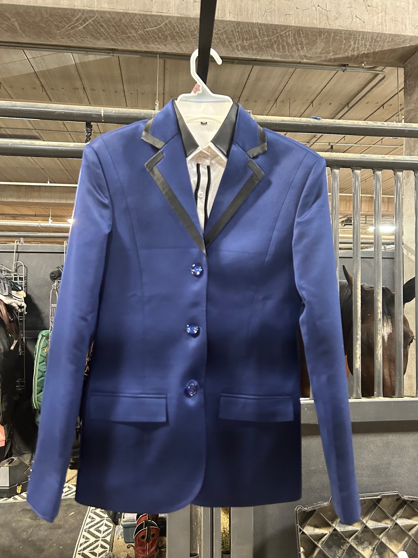 Navy & Black Showmanship Suit - Preowned