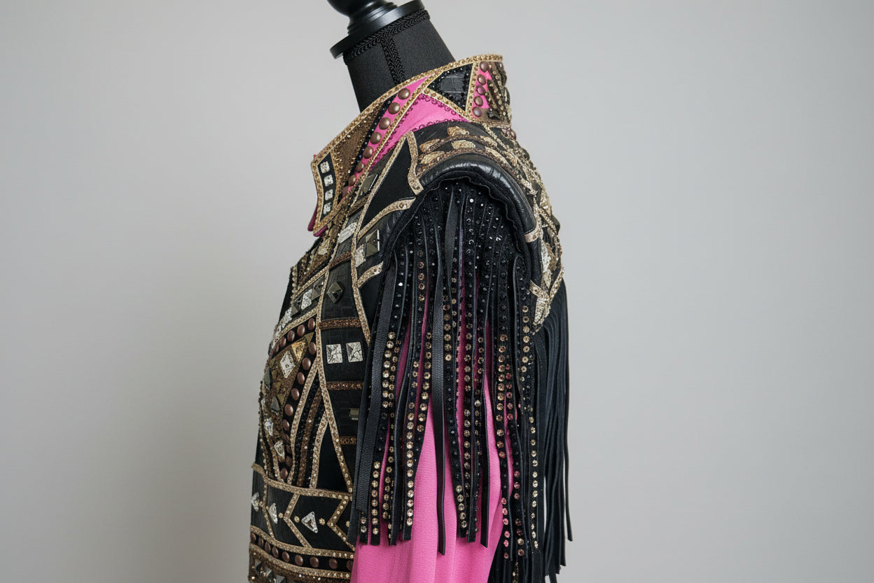 Brown, Pink, Brown Show Set - Ladies 12/14