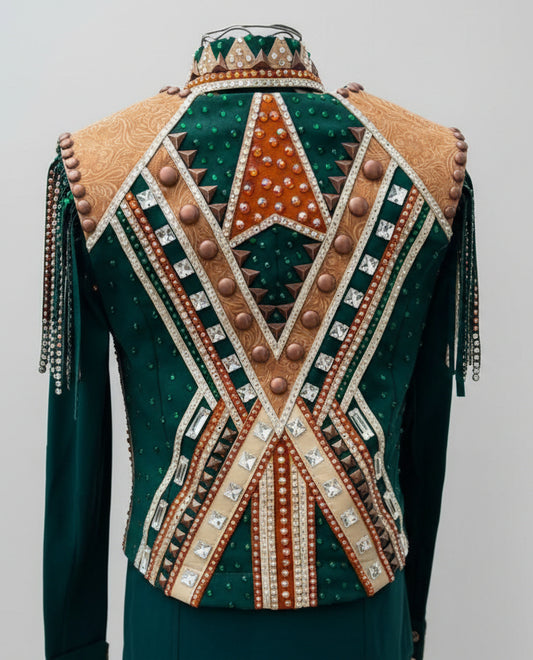 Youth Brown & Green Riding Set By Michelle Armstrong