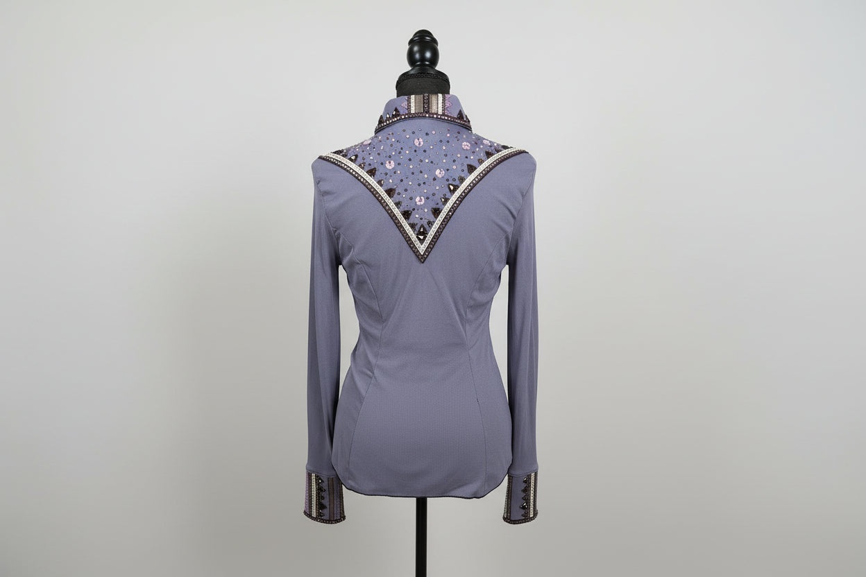 HB Designs - Purple & White All Day Shirt