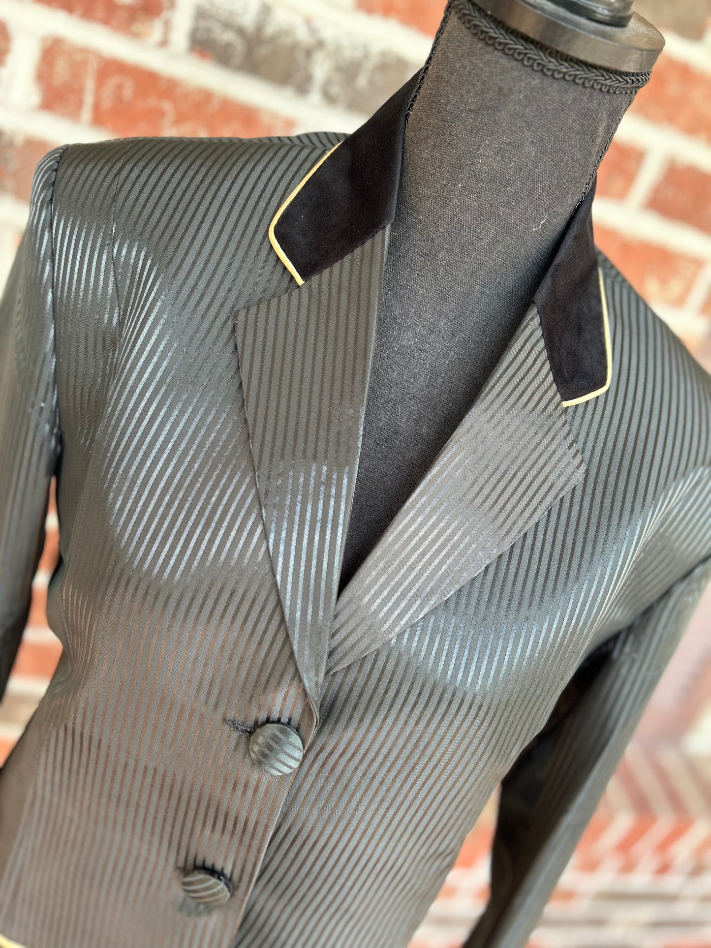 Pinstripe English Show Coat