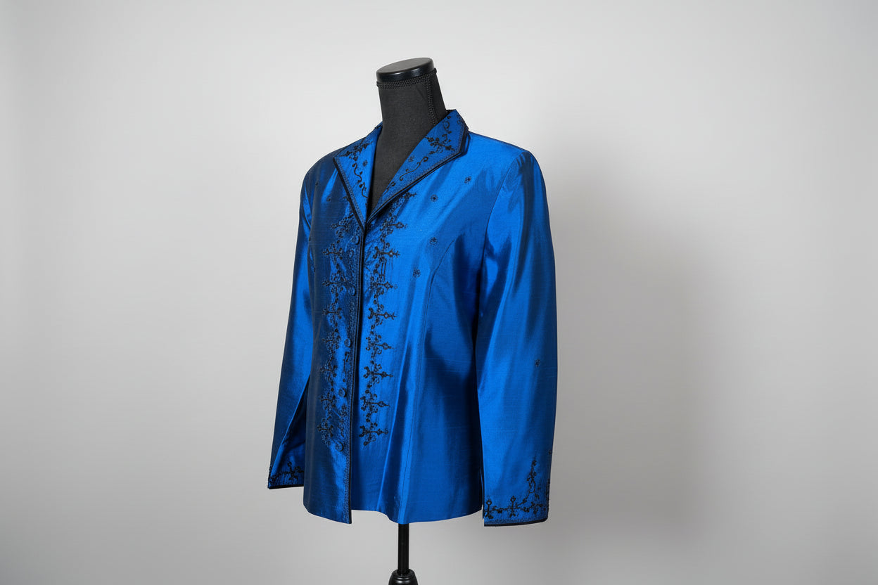 Blue + Black Halter/Showmanship Jacket