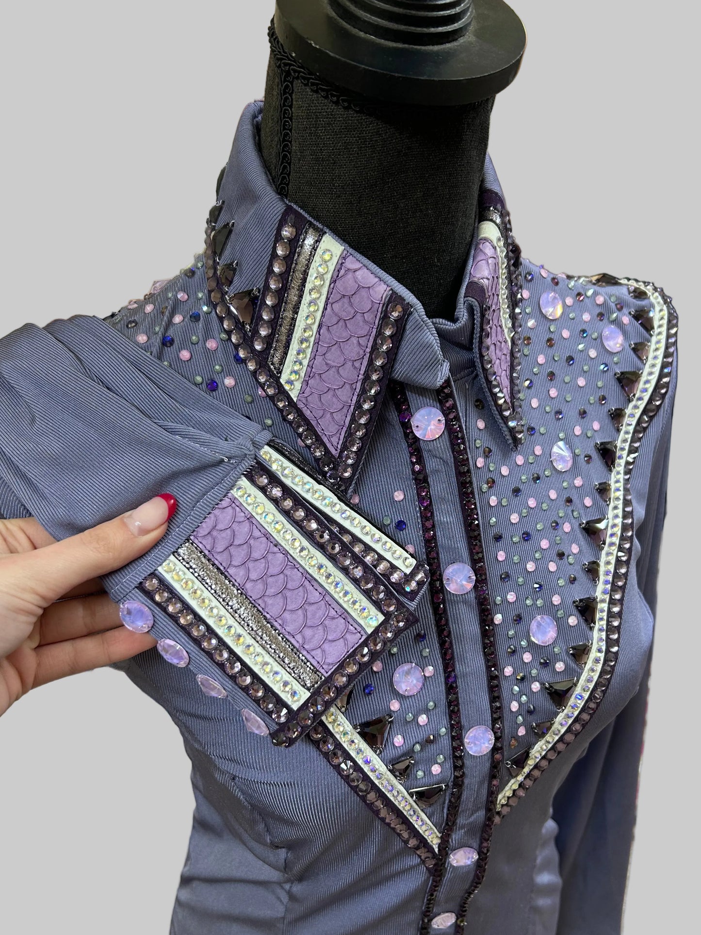 HB Designs - Purple & White All Day Shirt