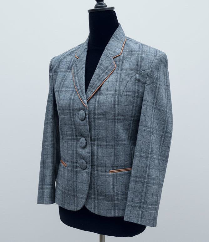 Dark Grey + Chocolate English Hunt Coat