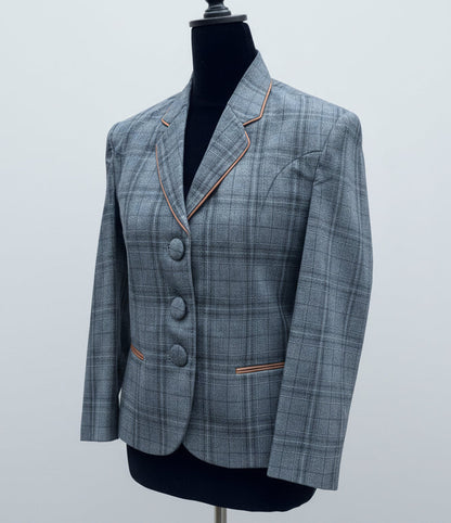 Dark Grey + Chocolate English Hunt Coat