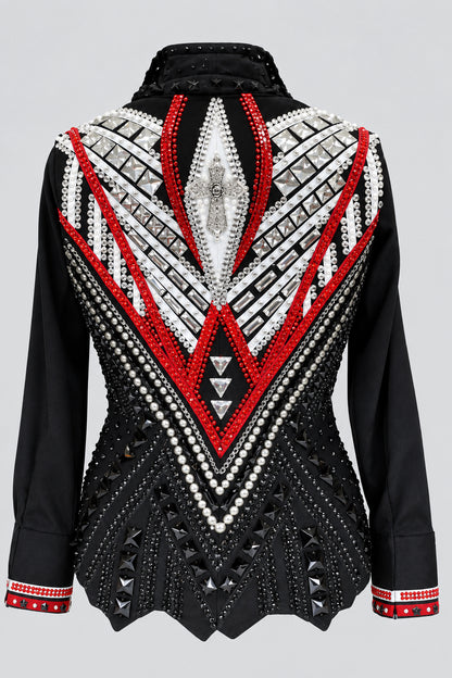 Red, White, Black Set by Showtime Show Clothing