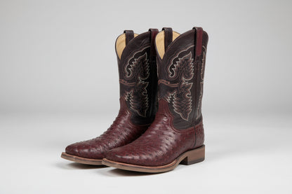 Men’s Lagrange Ostrich Boots - Size 9.5