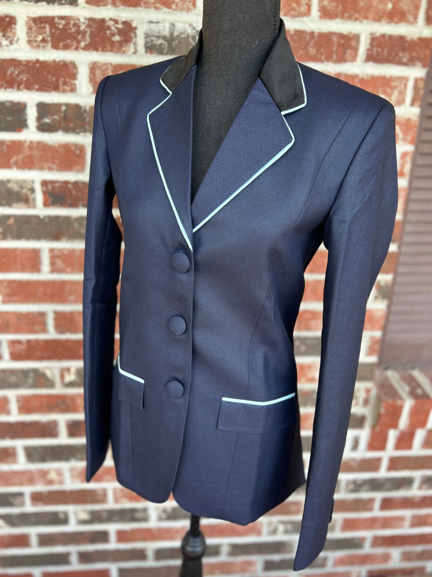 Navy Blue English Show Coat