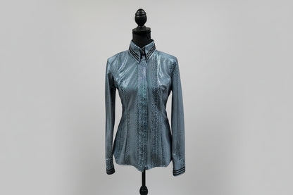 HB Designs - Grey & Black Snakeskin All Day Shirt