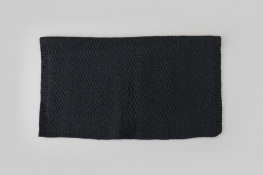 Solid Black Saddle Blanket