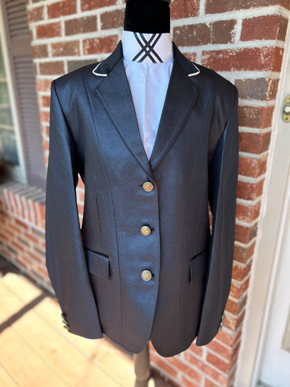 Black Sheen English Hunt Coat