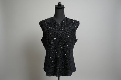 New - Black/Black Show Vest