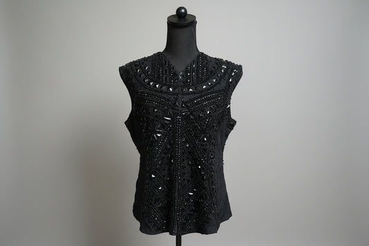 New - Black/Black Show Vest