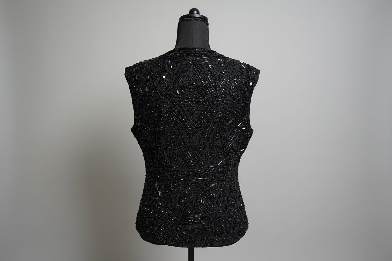 New - Black/Black Show Vest