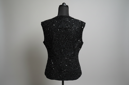 New - Black/Black Show Vest