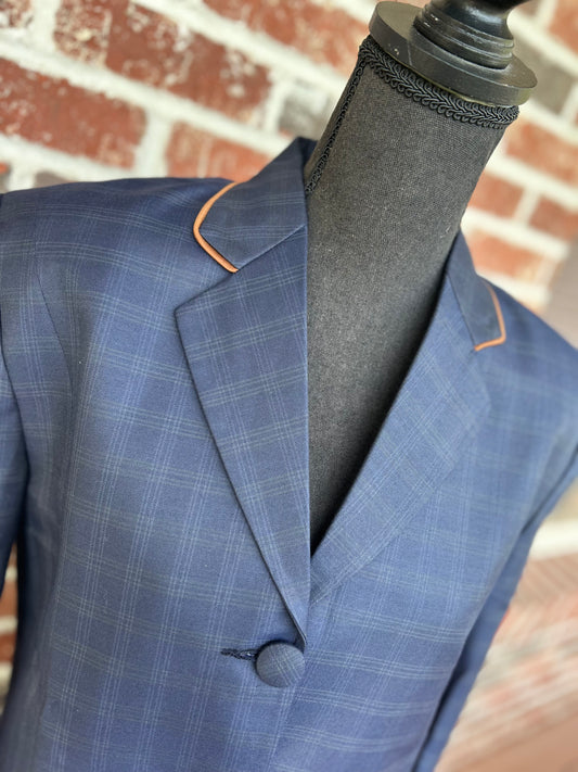 Navy & Chocolate Hunt Coat