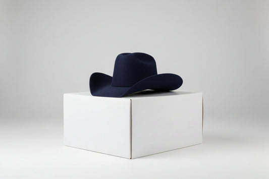 Kendall’s Navy Felt Hat - Size 7