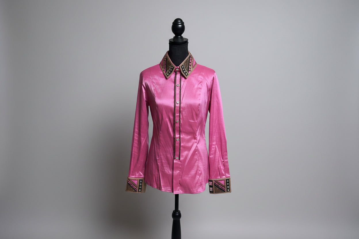 Brown, Pink, Brown Show Set - Ladies 12/14