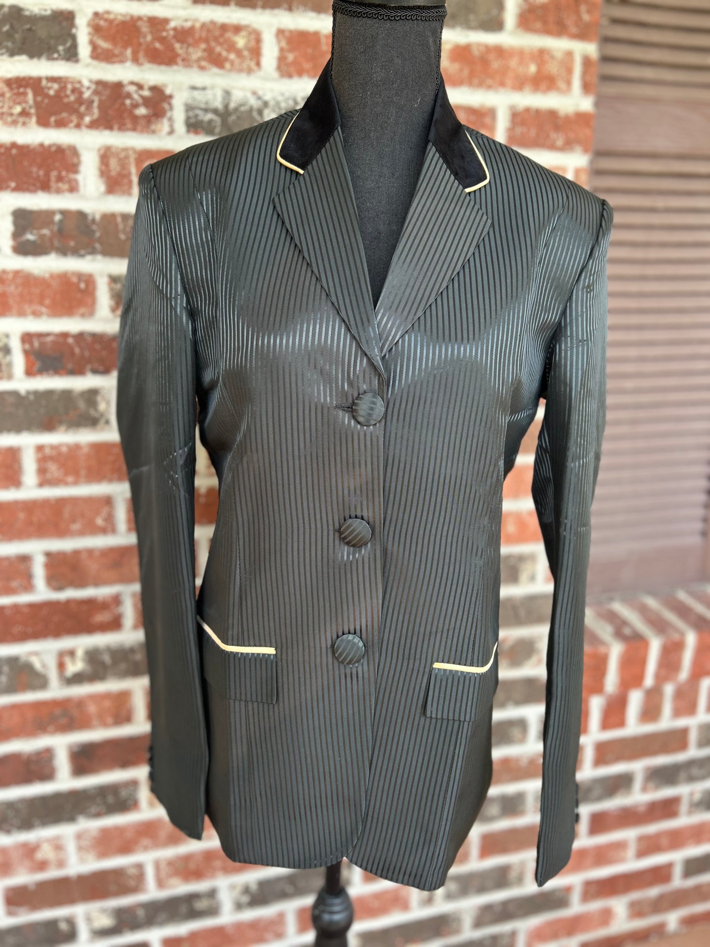 Pinstripe English Show Coat