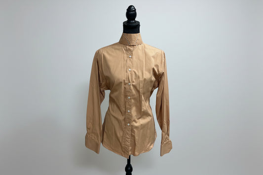 Ladies Gold English Show Shirt- Size 34